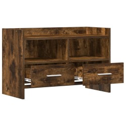 Meuble TV 71,5 x 33 x 47 cm Chêne fumé Bois d'ingénierie 583026583026