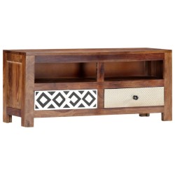 Meuble TV 90x30x40 cm Bois solide 583027583027