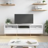 Meuble TV blanc 150x30x44,5 cm bois d'ingénierie 583030583030
