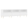 Meuble TV blanc 150x30x44,5 cm bois d'ingénierie 583030583030