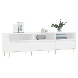 Meuble TV blanc 150x30x44,5 cm bois d'ingénierie 583030583030