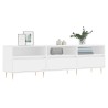 Meuble TV blanc 150x30x44,5 cm bois d'ingénierie 583030583030