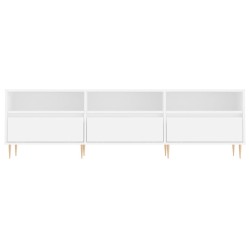 Meuble TV blanc 150x30x44,5 cm bois d'ingénierie 583030583030