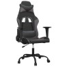 Chaise de jeu de massage Noir et gris Similicuir 583033583033