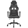 Chaise de jeu de massage Noir et gris Similicuir 583033583033