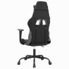 Chaise de jeu de massage Noir et gris Similicuir 583033583033