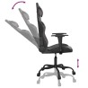 Chaise de jeu de massage Noir et gris Similicuir 583033583033