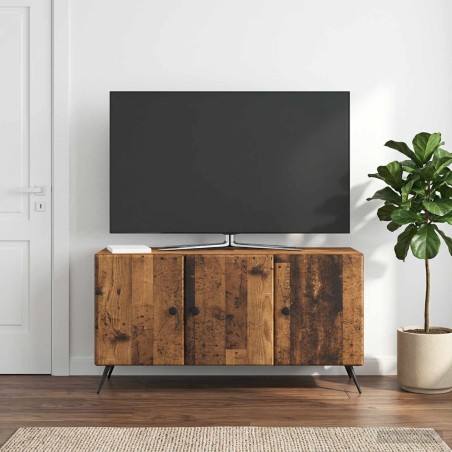 Meuble TV Bois ancien 99 x 34,5 x 50 cm Bois d'ingénierie 583035583035