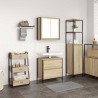 Ensemble de meubles de salle de bain 2 pcs en bois d'ingénierie chêne Sonoma 583040583040