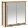 Ensemble de meubles de salle de bain 2 pcs en bois d'ingénierie chêne Sonoma 583040583040