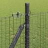 Clôture en fil soudé avec base en béton 10 x 1 m Gris Maille 583043583043