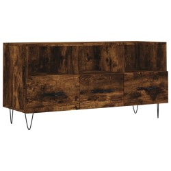 Meuble TV chêne fumé 102x36x50 cm bois d'ingénierie 583048583048