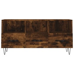 Meuble TV chêne fumé 102x36x50 cm bois d'ingénierie 583048583048