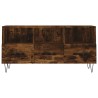 Meuble TV chêne fumé 102x36x50 cm bois d'ingénierie 583048583048