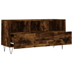 Meuble TV chêne fumé 102x36x50 cm bois d'ingénierie 583048583048