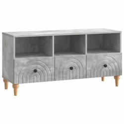 Meuble TV Gris Béton 102 x 34,5 x 50 cm Bois d’ingénierie 583049583049