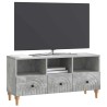 Meuble TV Gris Béton 102 x 34,5 x 50 cm Bois d’ingénierie 583049583049