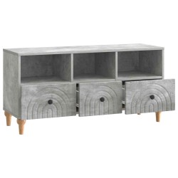 Meuble TV Gris Béton 102 x 34,5 x 50 cm Bois d’ingénierie 583049583049