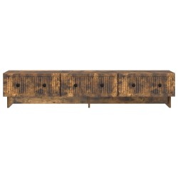 Meuble TV Chêne fumé 147 x 34,5 x 30 cm Bois d'ingénierie 583050583050