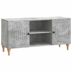 Meuble TV Gris béton 102 x 34,5 x 50 cm Bois d'ingénierie 583051583051