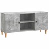 Meuble TV Gris béton 102 x 34,5 x 50 cm Bois d'ingénierie 583051583051