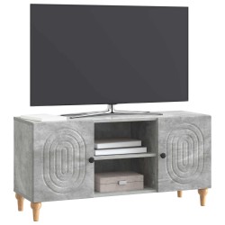 Meuble TV Gris béton 102 x 34,5 x 50 cm Bois d'ingénierie 583051583051