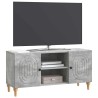Meuble TV Gris béton 102 x 34,5 x 50 cm Bois d'ingénierie 583051583051