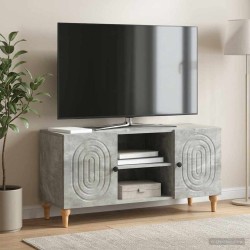 Meuble TV Gris béton 102 x 34,5 x 50 cm Bois d'ingénierie 583051583051