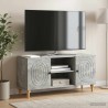 Meuble TV Gris béton 102 x 34,5 x 50 cm Bois d'ingénierie 583051583051