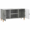 Meuble TV Gris béton 102 x 34,5 x 50 cm Bois d'ingénierie 583051583051