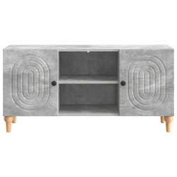 Meuble TV Gris béton 102 x 34,5 x 50 cm Bois d'ingénierie 583051583051