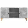 Meuble TV Gris béton 102 x 34,5 x 50 cm Bois d'ingénierie 583051583051