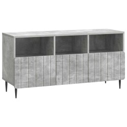 Meuble TV Gris béton 102 x 34,5 x 50 cm Bois d'ingénierie 583052583052
