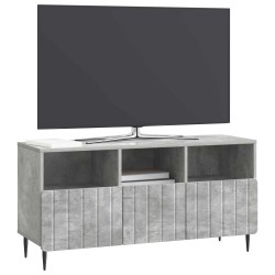Meuble TV Gris béton 102 x 34,5 x 50 cm Bois d'ingénierie 583052583052