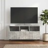 Meuble TV Gris béton 102 x 34,5 x 50 cm Bois d'ingénierie 583052583052