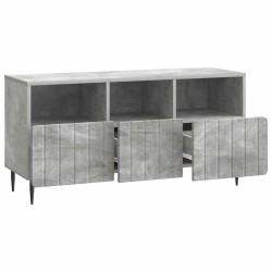 Meuble TV Gris béton 102 x 34,5 x 50 cm Bois d'ingénierie 583052583052