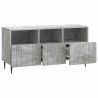 Meuble TV Gris béton 102 x 34,5 x 50 cm Bois d'ingénierie 583052583052