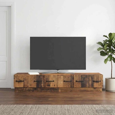 Meuble TV Bois ancien 147 x 34,5 x 27 cm Bois d'ingénierie 583056583056