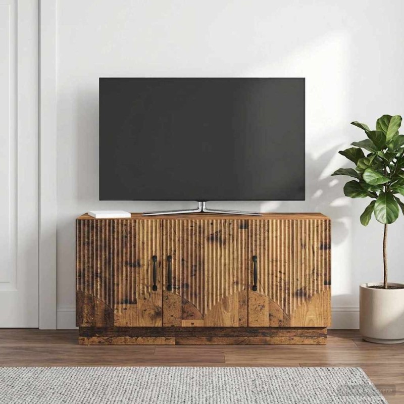Meuble TV Bois ancien 99 x 34,5 x 47 cm Bois d'ingénierie 583057583057