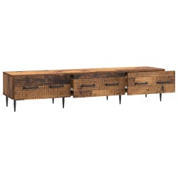 Meuble TV Bois ancien 147 x 34,5 x 30 cm Bois d'ingénierie 583060583060