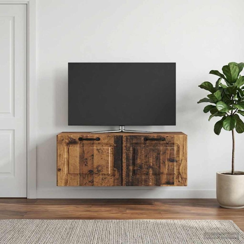 Meuble TV mural Bois ancien 78,5 x 31 x 30 cm Bois d'ingénierie 583078583078