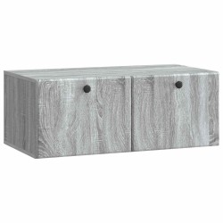 Meuble TV mural 78,5 x 41 x 30 cm Sonoma gris Bois d'ingénierie 583079583079