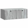 Meuble TV mural 78,5 x 41 x 30 cm Sonoma gris Bois d'ingénierie 583079583079