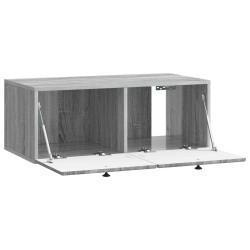 Meuble TV mural 78,5 x 41 x 30 cm Sonoma gris Bois d'ingénierie 583079583079