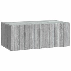 Meuble TV mural 78,5 x 41 x 30 cm Sonoma gris Bois d'ingénierie 583083583083
