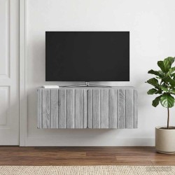 Meuble TV mural 78,5 x 41 x 30 cm Sonoma gris Bois d'ingénierie 583083583083