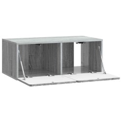 Meuble TV mural 78,5 x 41 x 30 cm Sonoma gris Bois d'ingénierie 583083583083