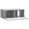 Meuble TV mural 78,5 x 41 x 30 cm Sonoma gris Bois d'ingénierie 583083583083