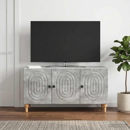 Meuble TV Gris béton 99 x 34,5 x 50 cm Bois d'ingénierie 583086583086