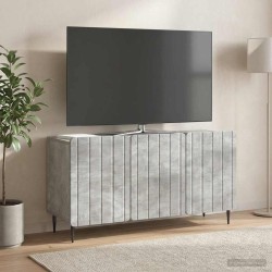 Meuble TV Gris béton 99 x 34,5 x 52 cm Bois d'ingénierie 583087583087